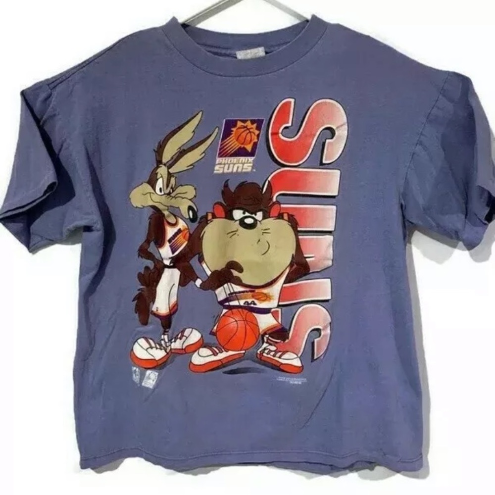 Vintage Warner bros Taz Phoenix Suns t shirt 90s